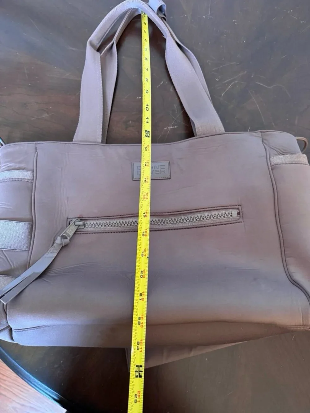 Dagne Dover Wade Neoprene Large Diaper Tote Bag Dusty Mauve